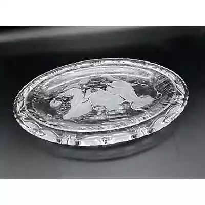 Celebration By Mikasa Rejoice Crystal Collection Nativity Plaque Plate • $14