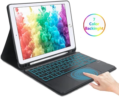 $56.99 • Buy Touchpad Keyboard With Case Cover For IPad 6/7/8/9/10th Gen Air 4/5 Pro 11 12.9 