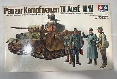 VINTAGE 1975 Tamiya Panzer Kampfwagen IV Ausf.D Tank #35096 1/35 Scale RARE • $44