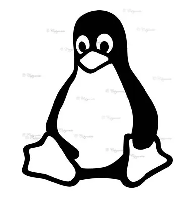 Penguin Linux Logo - Vinyl Decal Sticker For Home Wall Décor Bar Café • £2.49