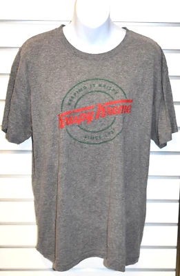 $19.99 • Buy Krispy Kreme Gray Short Sleeve T Shirt Mens L Keeping It Krispy Unisex