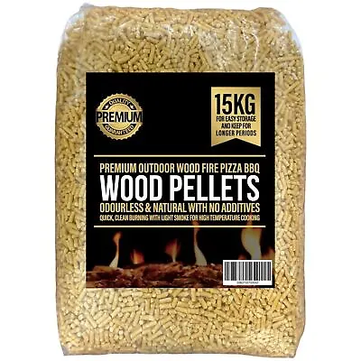 Premium Pizza Oven Wood Pellets Suitable For Ooni Outdoor Cooking Oven 10kg-20kg • £14.99