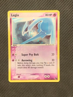 $35 • Buy Lugia *HOLO BLEED ERROR* Holo 2/17 Pop Series 5 Pokemon Card!