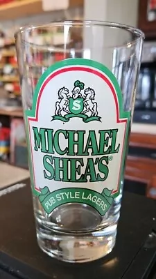 Vintage Michael Shea’s Irish Amber Pint Beer Glass Pub Style Lager • $5.99