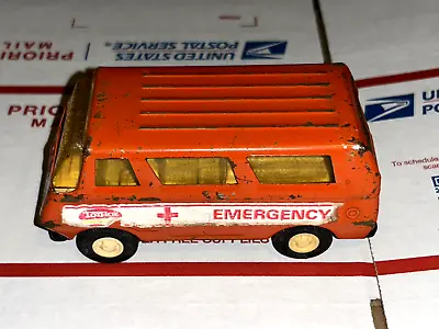 Vintage Tonka Emergency Van Ambulance Red Cross Truck Rescue Toy  • $9.99