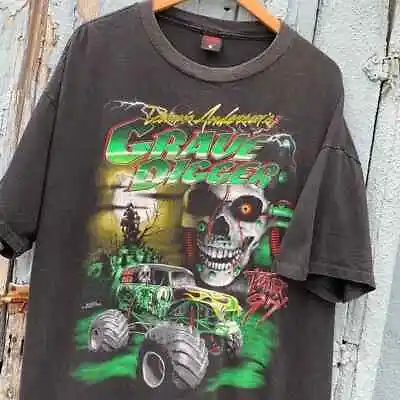 Grave Digger Unisex T Shirt Monster Truck Classic Style Reprint NH3470 • $14.99