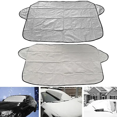Winter Car Windshield Snow Cover Sun Shade Protector Ice Rain Dust Frost Guard • $6.99
