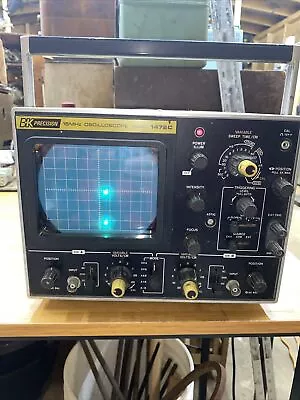 Vintage BK Precision 1472 15MHz Oscilloscope ~ Power On AS-IS READ • $85