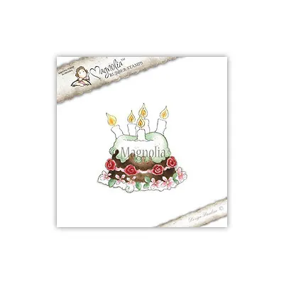 Magnolia Cling Rubber Stamp Summer Birthday Cake NEW • $4