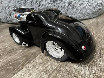 Black 41 Willys Coupe Gasser Pro Street Rod Muscle Machines 1:18 Car • $40