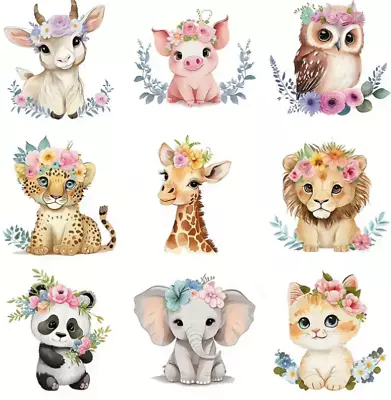 SMALL ANIMALS - Iron On Transfer Stickers For DIY Clothing Clothes - Pick Animal • £1.85