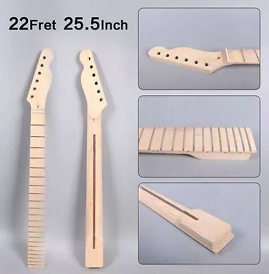 22 Fret Guitar Neck Maple Fretboard Guitar Truss Rod Replace Head For ST Style • $55