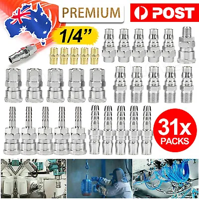 31X Air Hose Fittings Nitto Type Male Female Barb Coupler Compressor Air Tools • $16.45
