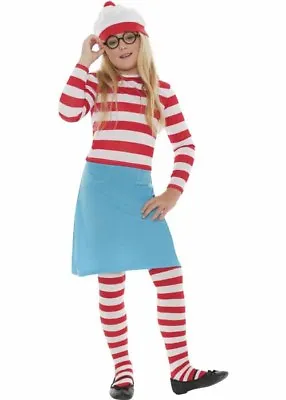 £32.99 • Buy Girls Wheres Wally Wenda Costume