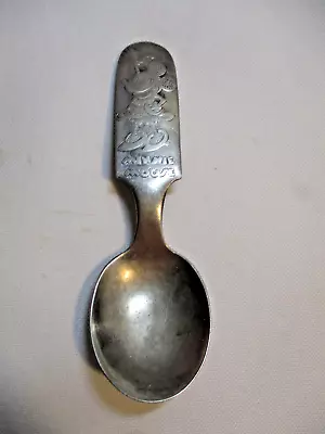 Vintage 1930's Or 40's Fairfield Silverplate MINNIE MOUSE Small Baby Spoon • $5