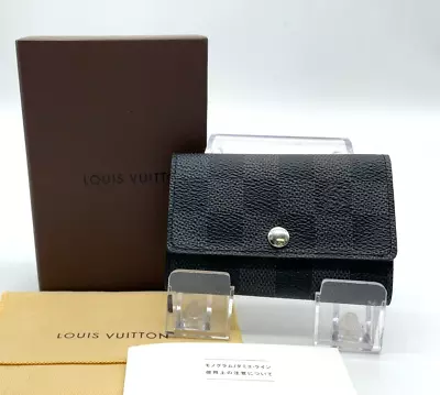 Authentic  Louis Vuitton Damier Graphite Multicle 6N62662 Key Case W/Box SK-6825 • $42