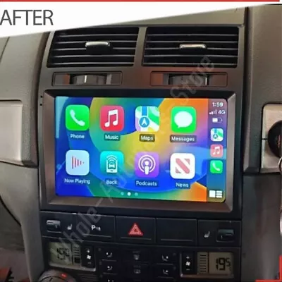 Carplay For 2003-2010 VW Touareg 9  Android 13 Car Stereo Radio Navi GPS WIFI FM • $138.80