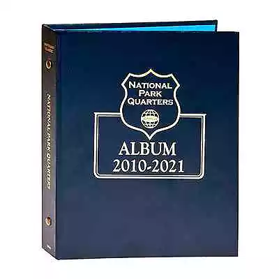 Whitman Coin Album 3056 National Park Quarter Date Set 2010-2021  Book  25 Cent • $27.96