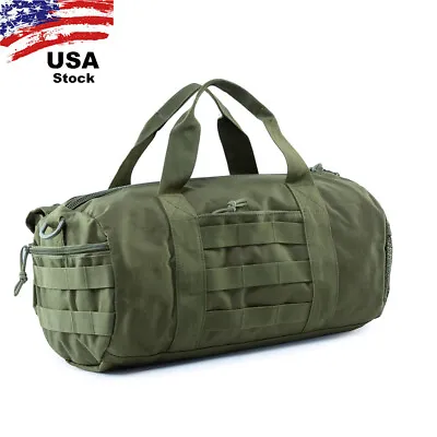 Nylon Cargo Bag Tactical Molle Heavy Duty Large Military Duffle Bag Handbag • $21.89