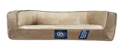 Small Ped Gel Memory Foam Quilted Ortho Couch Dog Bed Small Brown Serta • $34.85