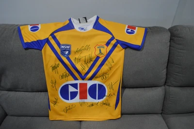 $199.95 • Buy City Origin Rugby League Fully Signed 2013 Supporters Jersey Size L! 