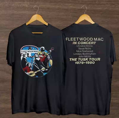 Fleetwood' Mac' Tusk Tour T-shirt Vintage Fleetwood' Mac' 90s Shirt Double Side • $18.99