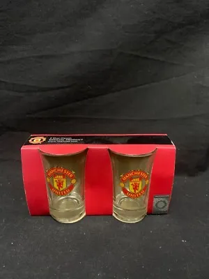 Manchester United FC Official- Set Of 2 Shot Glasses • £8.99