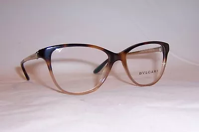 NEW BVLGARI EYEGLASSES BV 4108B HAVANA BROWN 5362 53mm RX AUTHENTIC 4108 • $341.92