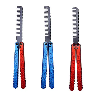 Portable Stylish Butterfly Comb Knife Skin Training Metal Craft Toys 24.5*3.5*3. • $27.38