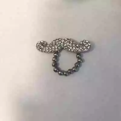 Elastic Mustache Ring Rhinestone • $9