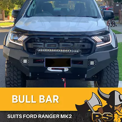 PS4X4 Ford Ranger PX2 PX3 2015 - 2022 Viking X Rocker Bull Bar ADR Approved  • $1200