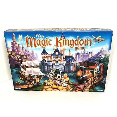 DISNEY MAGIC KINGDOM PARKER BROTHERS BOARD GAME 2004 100% Complete Rare Vintage • $34.97