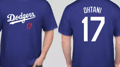 Shohei Ohtani Jersey Dodgers Shirt T-shirt Fan Gear • $17.99