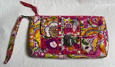 Vera Bradley Pushlock Wristlet Clementine Pattern Removable Strap • $17.59