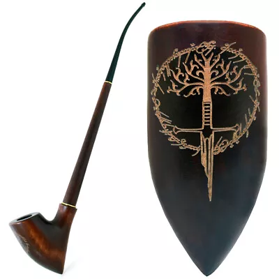 13.2 Tobacco Smoking Pipe CHURCHWARDEN|pipes For 9mm Filter-33cm  Broken Sword  • $27.95