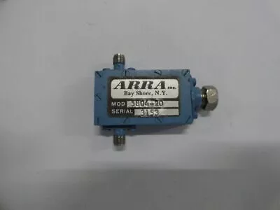 1pc ARRA 5804-20 0-20dB 4-8GHz SMA Manually Adjustable Variable Attenuator #A6 • £224.55
