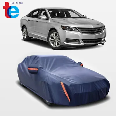 3XXL Breathable PEVA Full Car Cover Rain UV Dust Snow Resistant Universal Blue • $43.88