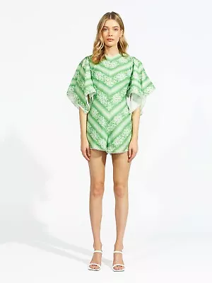 $128 • Buy Bnwt Alice Mccall Clover Flower Chain Playsuit - Size 10 Au/6 Us (rrp $399)