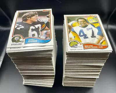 1982 Topps Football Cards 251-499 (EX-NM) - You Pick - Complete Your Set • $0.99