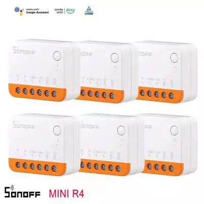 SONOFF MINIR4 10A Mini Wifi Wireless Smart Switch Timer For Alexa Google Home • $148.99