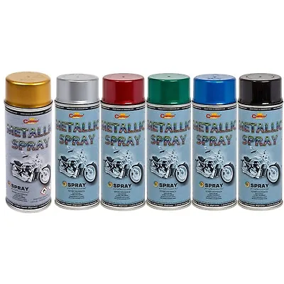 Metallic Glitter Metalized Spray Paint 400ml Motorcycle Scooter Bike 5 Colours • £9.49