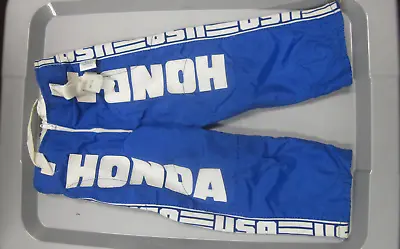 NOS Vintage Made In USA Racing Motocross Competition Sport VMX Honda Boy's Pants • $49.99