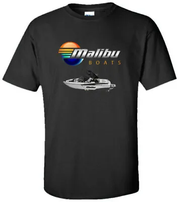 MALIBU BOATS WAKE BOARD BOAT SKI SURF WAKESETTER Men's T-Shirt Size S-5XL • $23.87