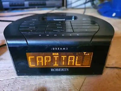 Roberts IDream 2 DAB/FM Digital Clock Radio With IPod IPhone 30 Pin Dock  • £22.20