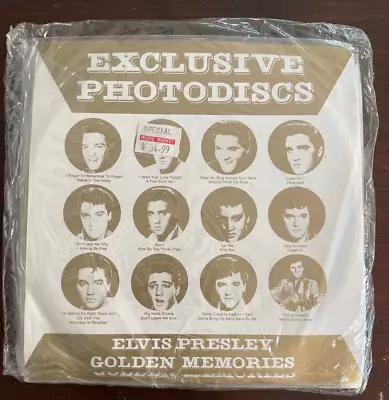 ELVIS PRESLEY - COMPLETE SET Of 12 Sealed GOLDEN MEMORIES Picture Disc 45 • $95