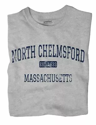 North Chelmsford Massachusetts MA T-Shirt EST • $18.99