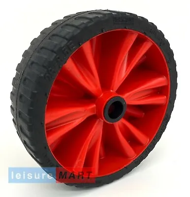 Red Dinghy Launch Trolley Flex Lite Wheel 10 Inch Puncture Proof Boat Trailers • £20.15