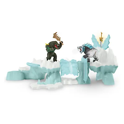 Schleich 42497 Attack On Ice Fortress ELDRADOR Monsters Toy Fantasy Sabre Tooth  • £53.99