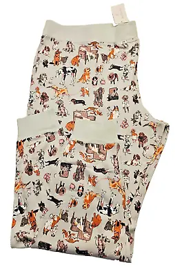 Vera Bradley Ribbed Jogger Pajama Pants -Dog Show Size XXL (18) • $42