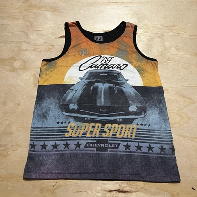 $11.90 • Buy T372 Men's Tank-Top 1969 Chevy Camaro Super Sport V8 T-shirt Official GM Medium